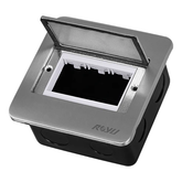 Royu RWF50 Square Floor Receptacle Window Opening, Fixture Only (Wide) | Royu by KHM Megatools Corp.